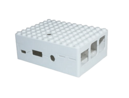 ACD ABS Plastic Building Block case for Raspberry Pi 3 B/B+ (RA181) White