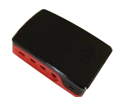 ACD Red+Black ABS Case for Raspberry 4B (RA602)
