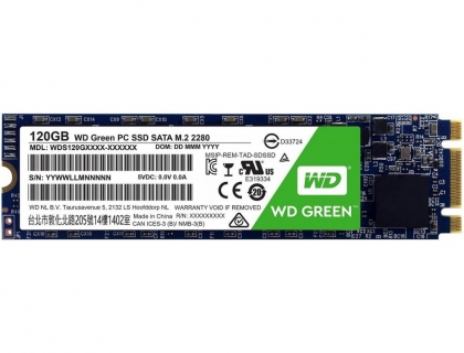 Western Digital WD GREEN PC SSD 120GB (WDS120G2G0B)