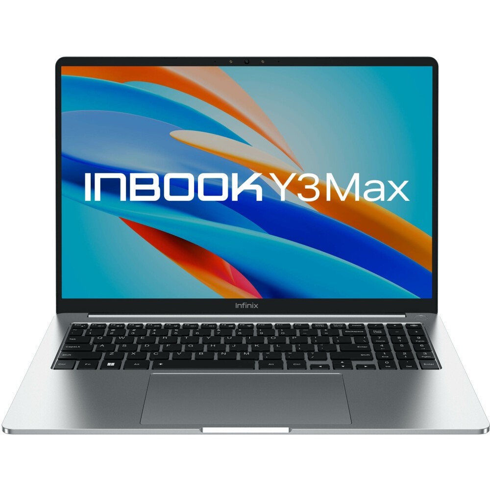 Infinix Inbook Y3 MAX YL613 Intel Core i3 1215U 1200MHz/16"/1920x1200/16GB/512GB SSD/Intel UHD Graphics/Wi-Fi/Bluetooth/DOS (71008301586) Silver