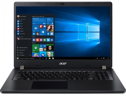 Acer TravelMate P2 (TMP215-52-30CQ) Intel Core i3 10110U 2100 MHz/15.6"/1920x1080/8Gb/256GB SSD/DVD нет/Intel UHD Graphics/Wi-Fi/Bluetooth/Linux (NX.VLLER.00R) Black