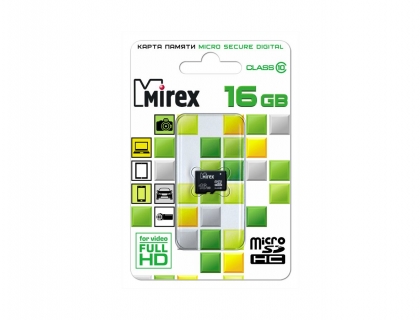 Mirex microSDHC Class 10 16GB (13612-MC10SD16)