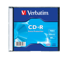 Verbatim CD-R 700Mb 52x Extra Protection 1 шт. slim case (43347)