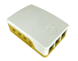 ACD White+Yellow ABS Case for Raspberry 4B (RA600)