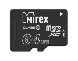 MicroSD Mirex 64Gb (13612-MC10SD64)