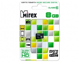 Mirex microSDHC Class 10 8GB (13612-MC10SD08)