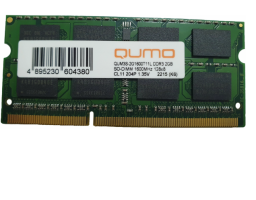 QUMO SO-DIMM 2GB DDR3-1600 (QUM3S-2G1600T11L)